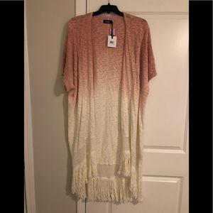 Tunic By Nanette, Cream/Blush, 2X